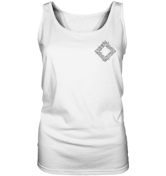 Calligraphy Square - Ladies Tank Top