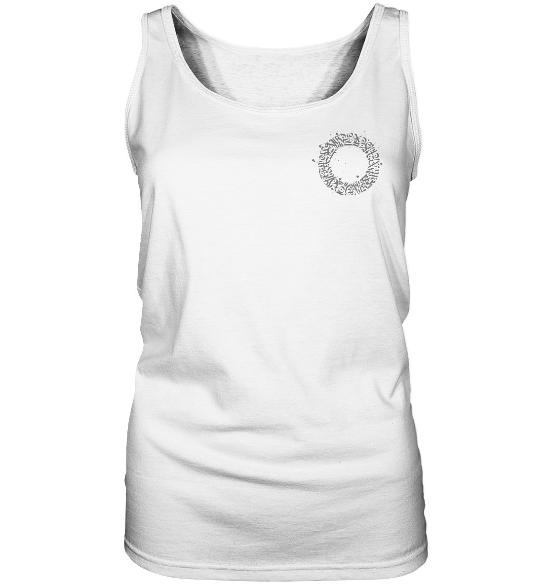 Calligraphy Ball - Ladies Tank Top