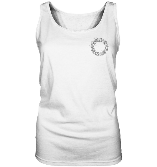 Calligraphy Ball - Ladies Tank Top