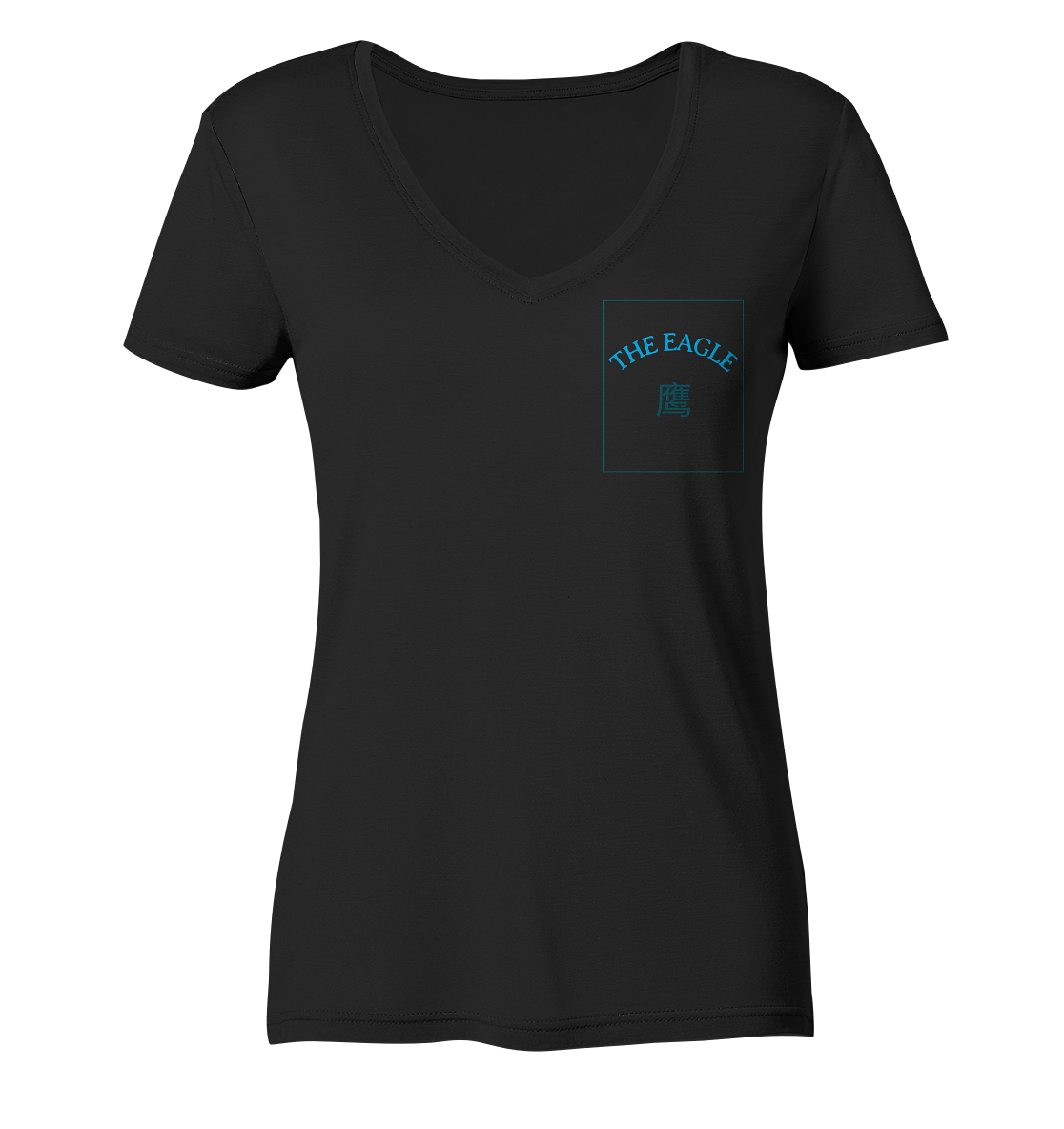 Mandarin Eagle - Ladies V-Neck Shirt