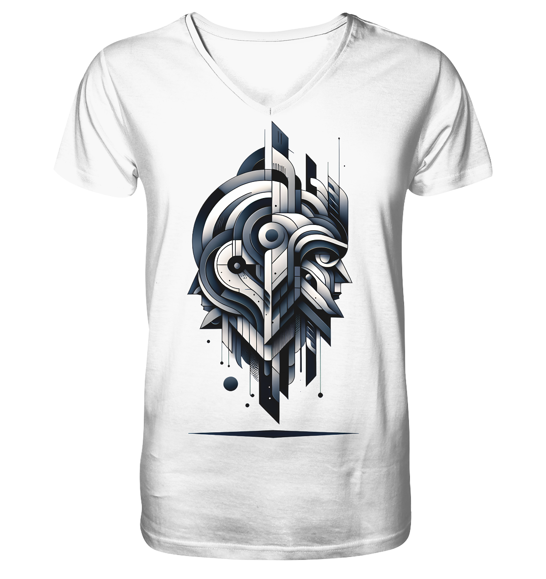 Abstract King - Mens Organic V-Neck Shirt