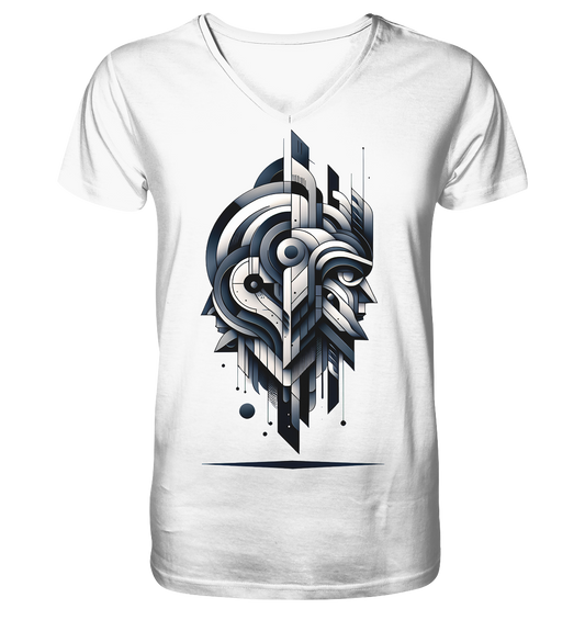 Abstract King - Mens Organic V-Neck Shirt