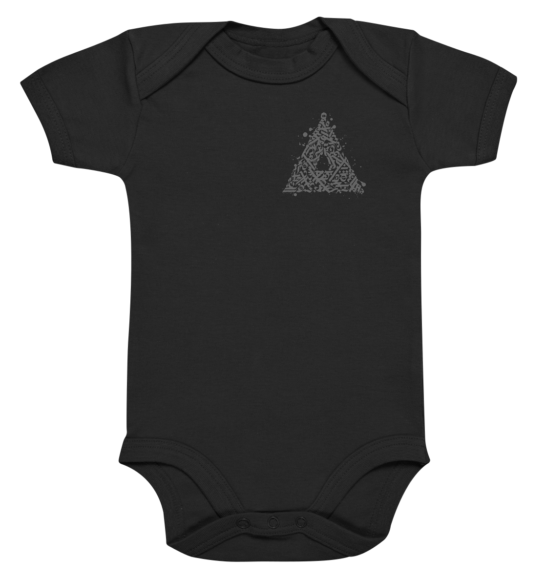 Calligraphy Triangle - Organic Baby Bodysuite