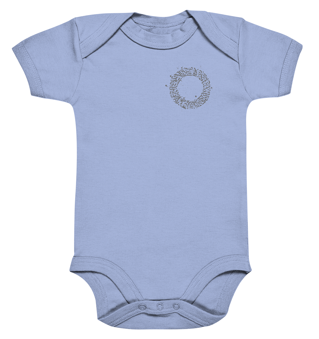 Calligraphy Sphere - Organic Baby Bodysuite