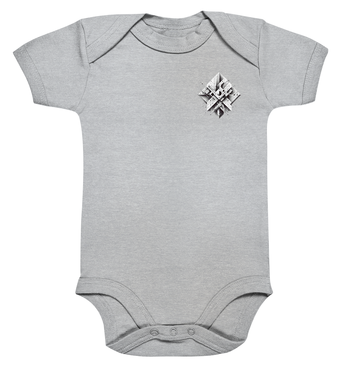 Abstract Technology - Organic Baby Bodysuite