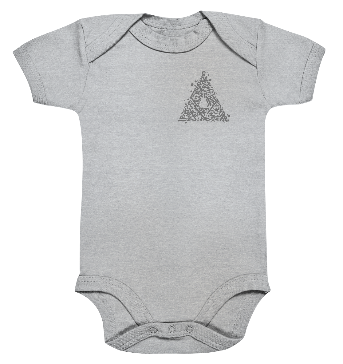 Calligraphy Triangle - Organic Baby Bodysuite