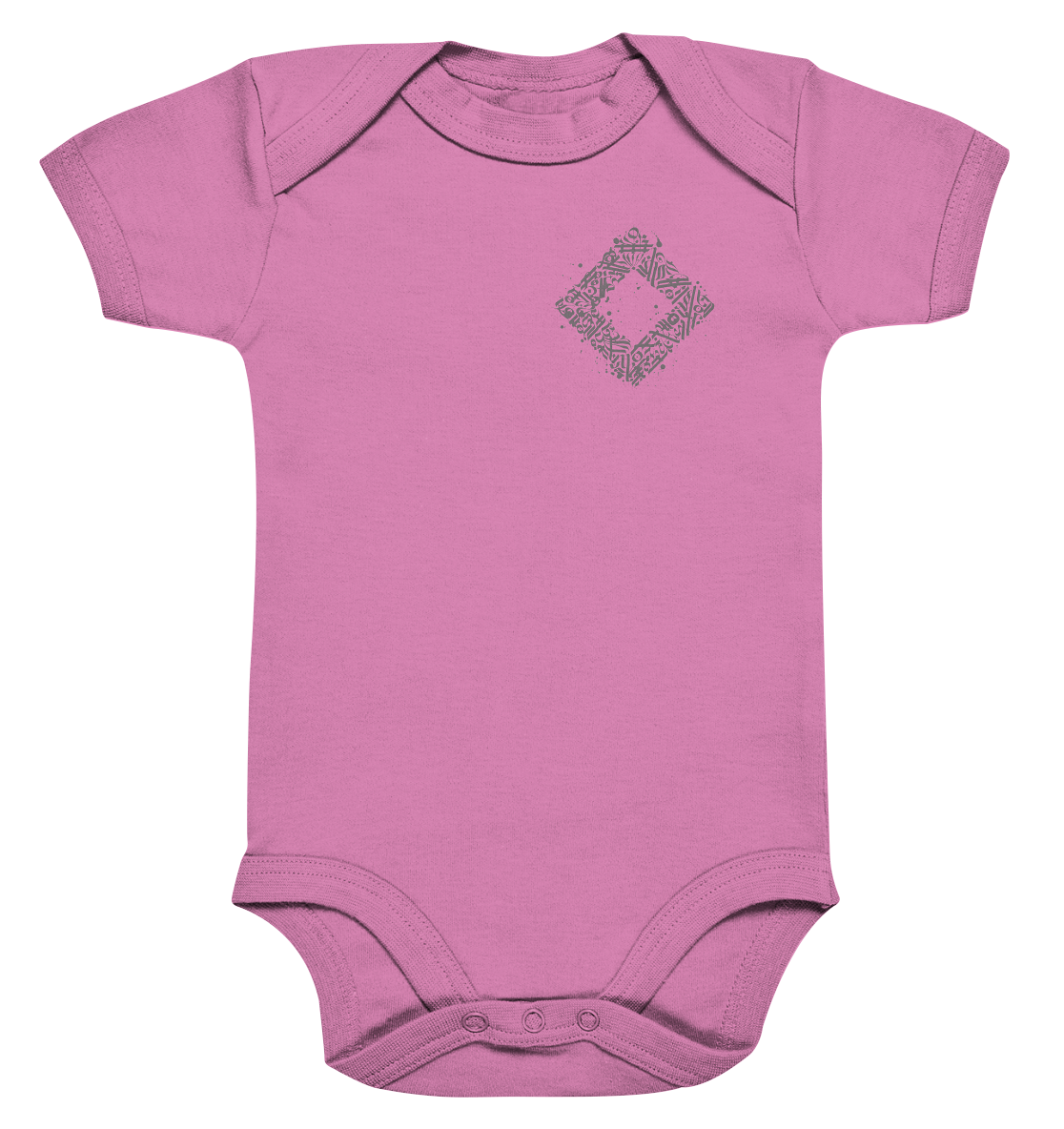 Calligraphy Square - Organic Baby Bodysuite