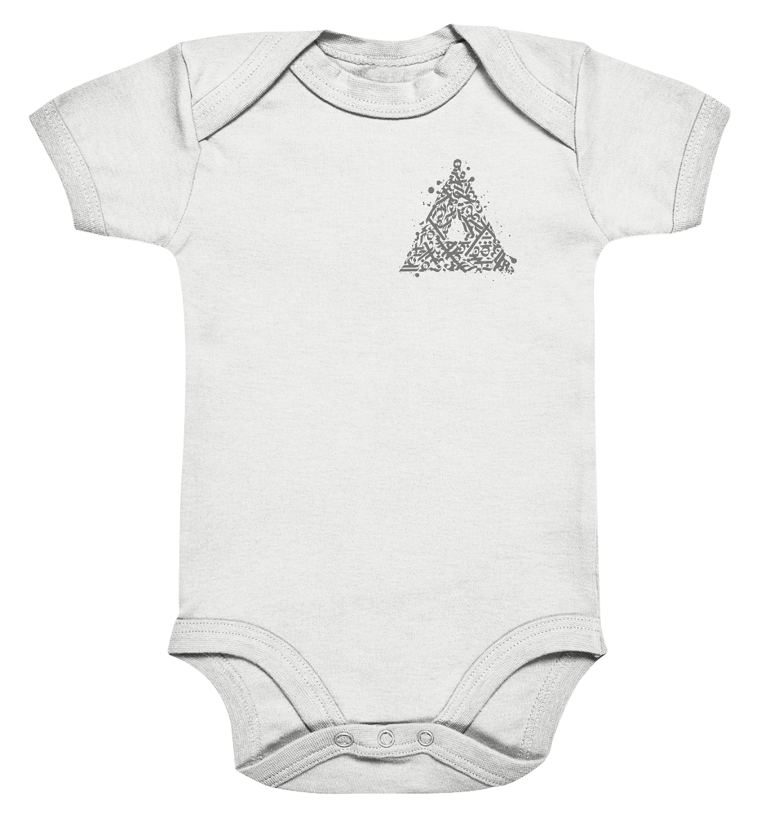 Calligraphy Triangle - Organic Baby Bodysuite