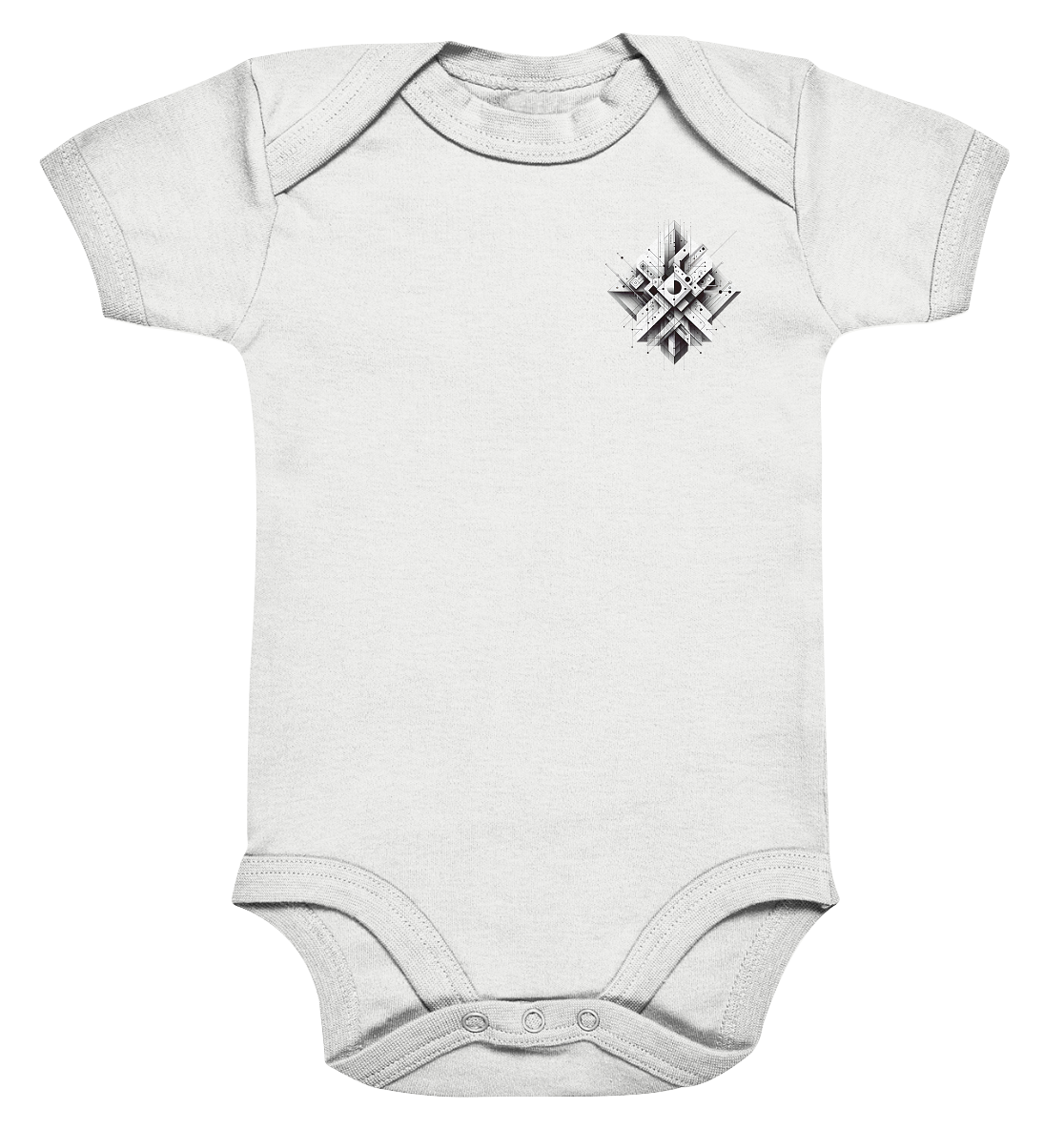 Abstract Technology - Organic Baby Bodysuite