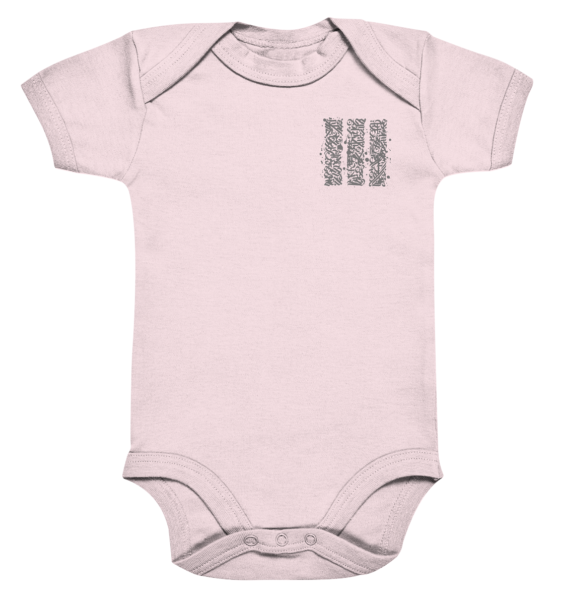 Calligraphy Columns - Organic Baby Bodysuite