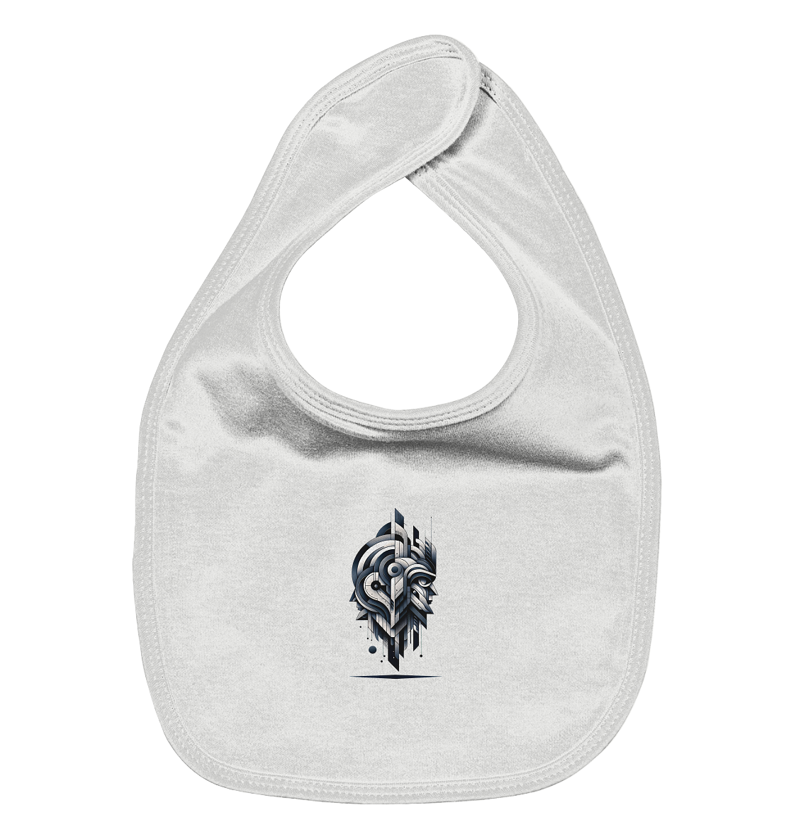 Abstract King - Organic Baby Bib