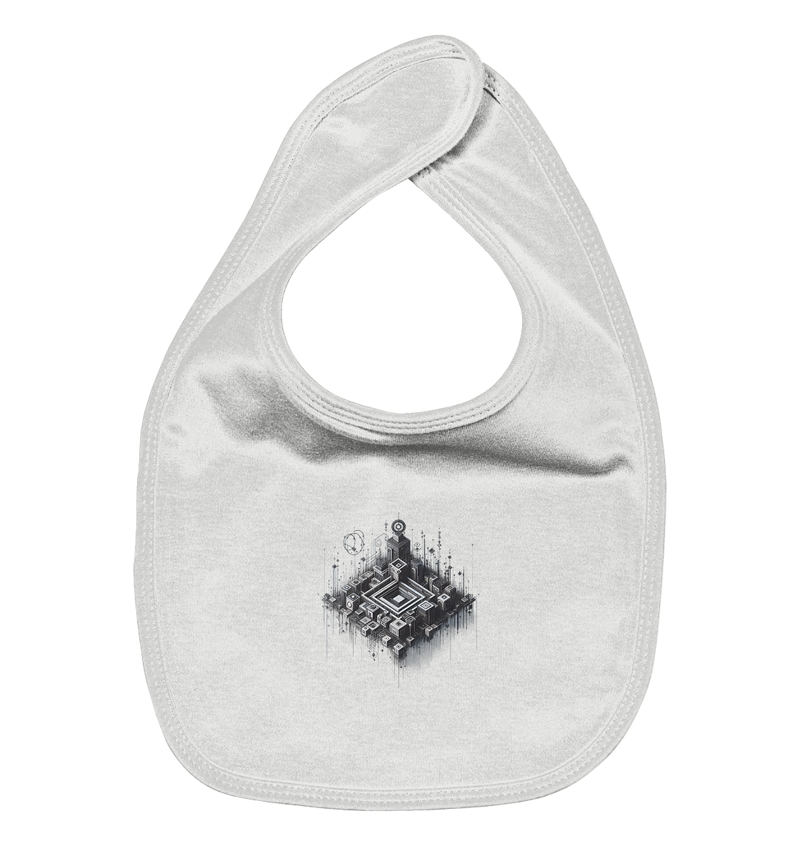 Abstract Art - Organic Baby Bib