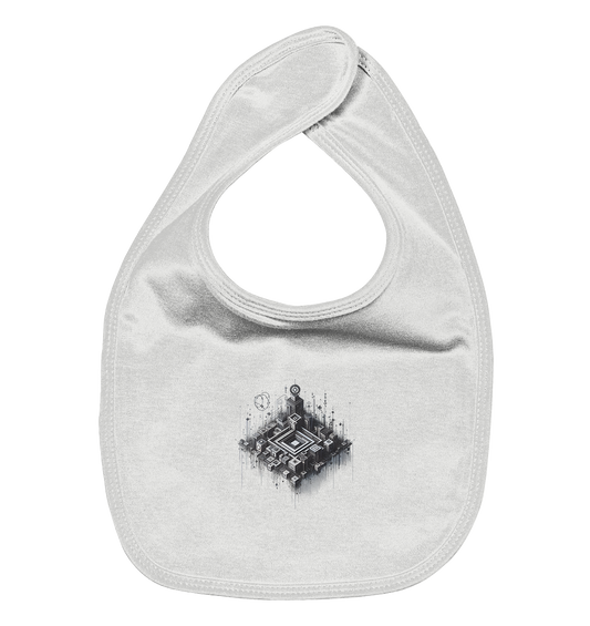 Abstract Art - Organic Baby Bib