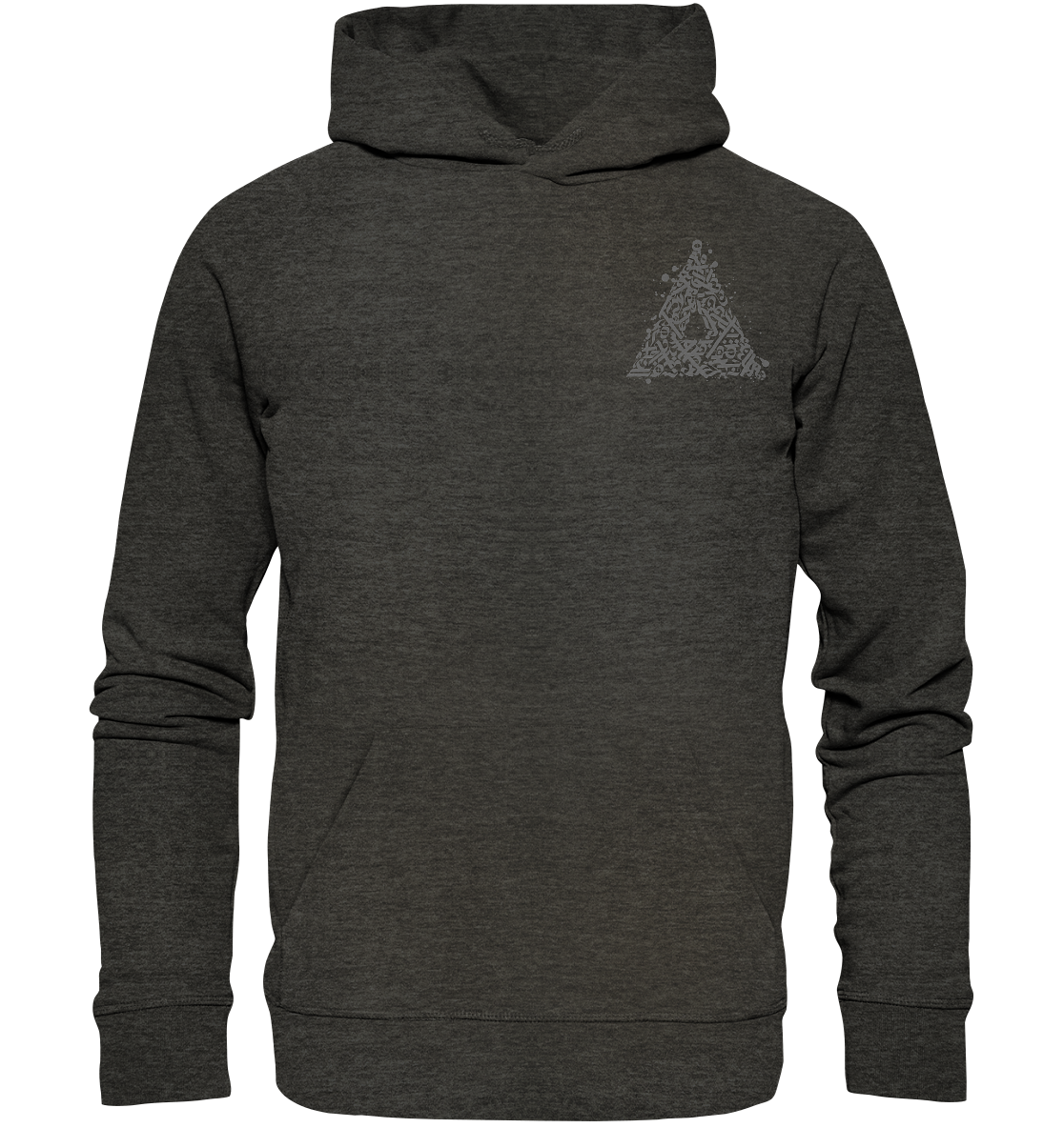 Calligraphy Triangle - Organic Basic Hoodie