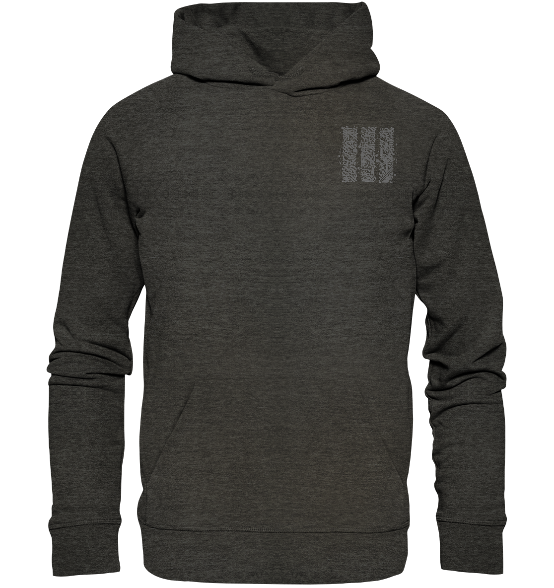 Calligraphy Columns - Organic Basic Hoodie