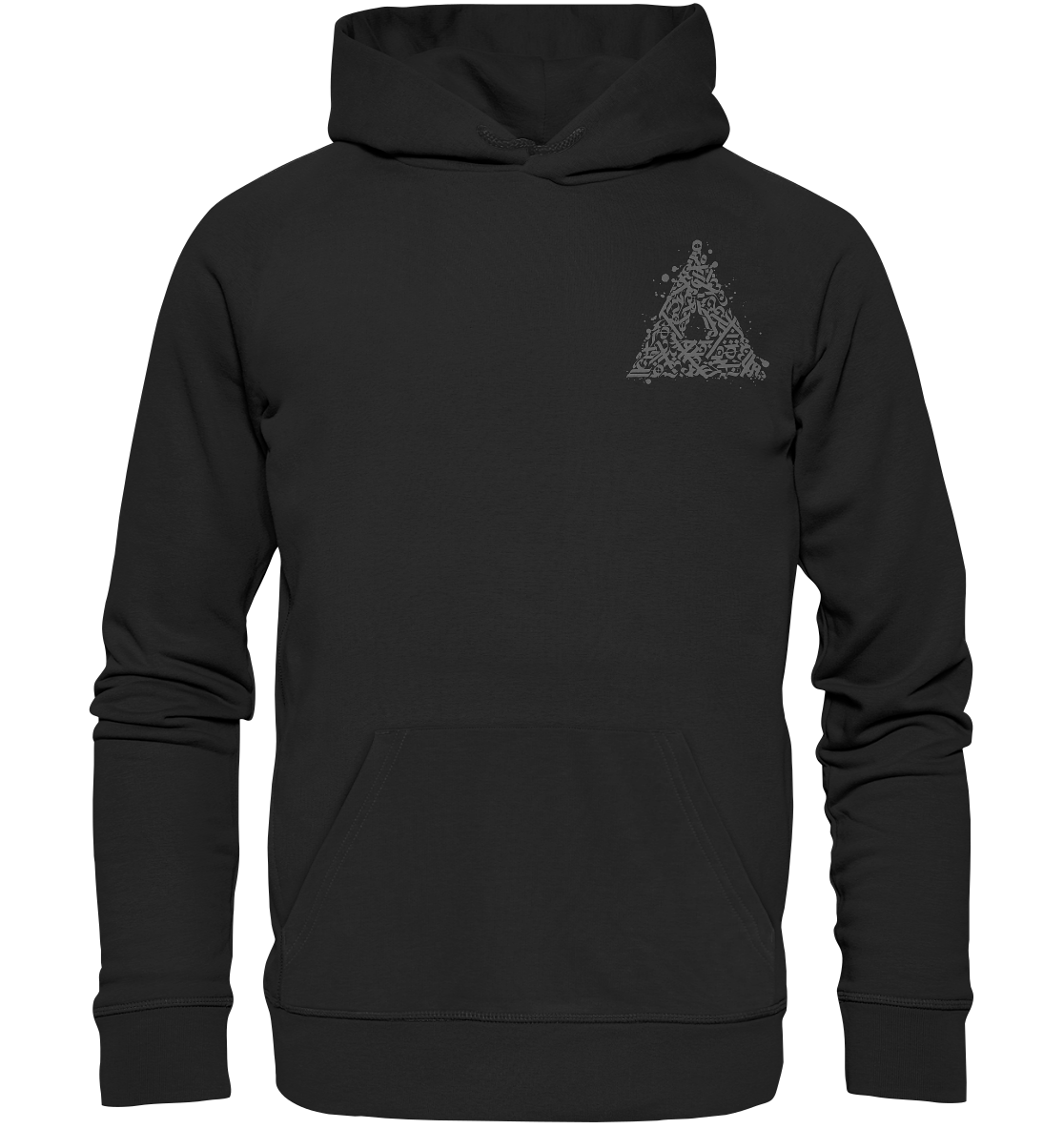 Calligraphy Triangle - Organic Basic Hoodie