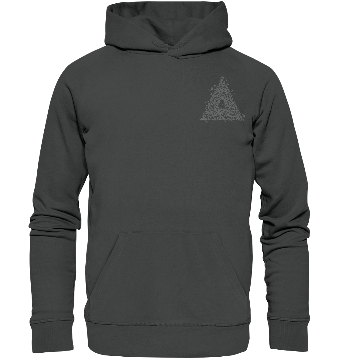 Calligraphy Triangle - Organic Basic Hoodie