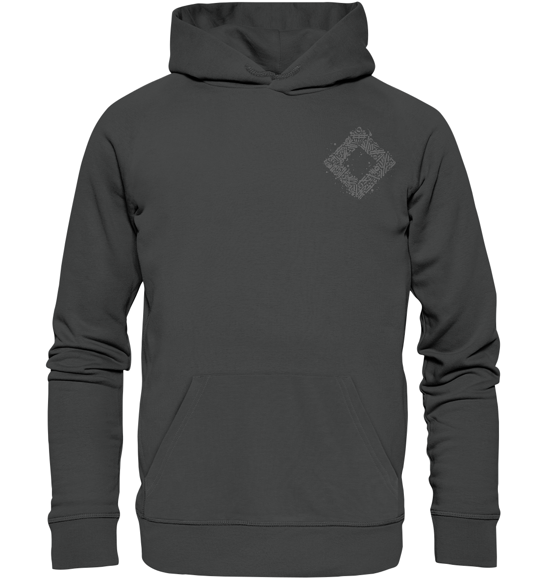 Calligraphy Square - Organic Basic Hoodie