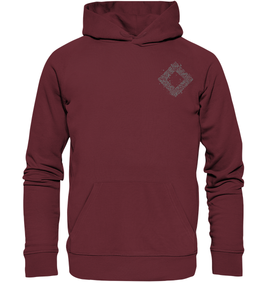 Calligraphy Square - Organic Basic Hoodie