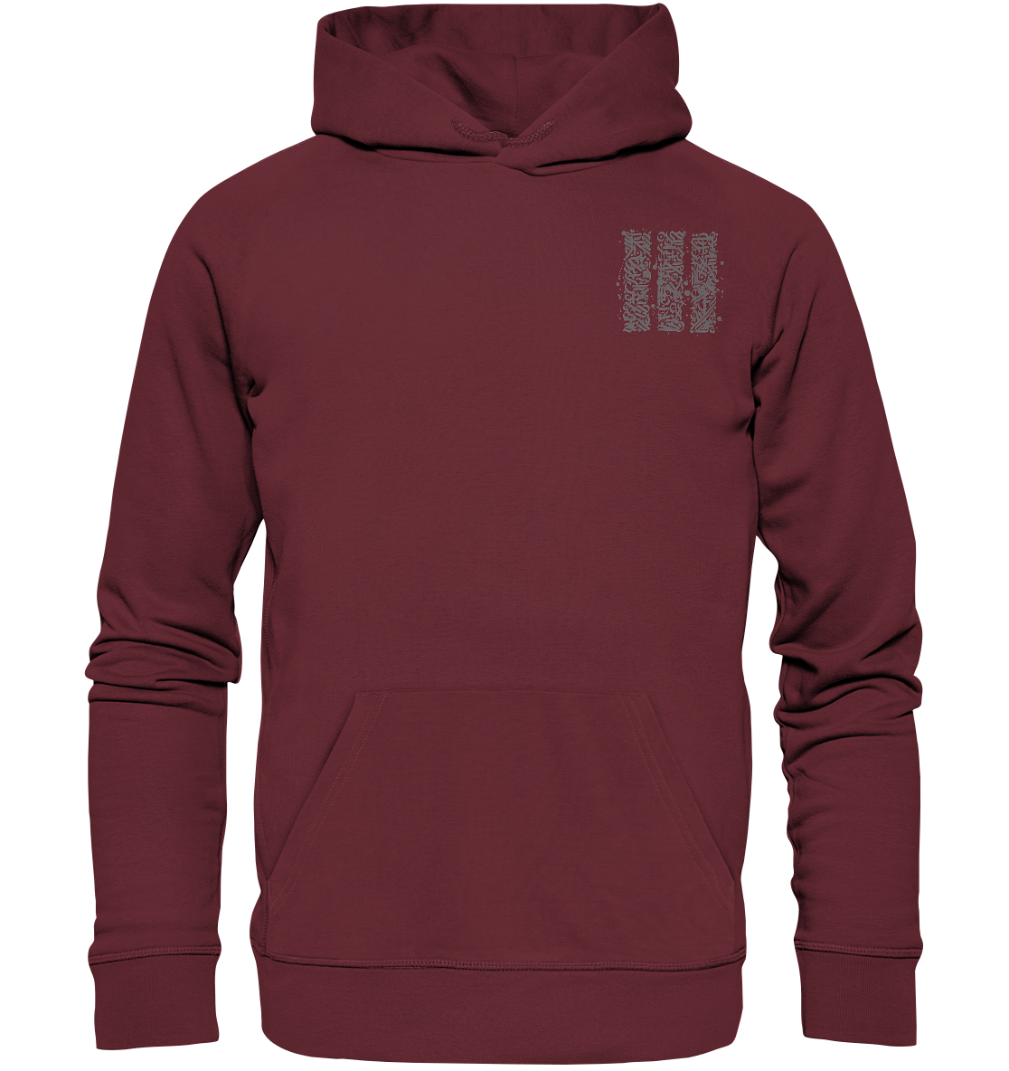 Calligraphy Columns - Organic Basic Hoodie