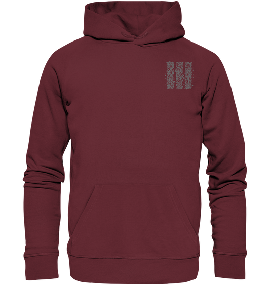 Calligraphy Columns - Organic Basic Hoodie