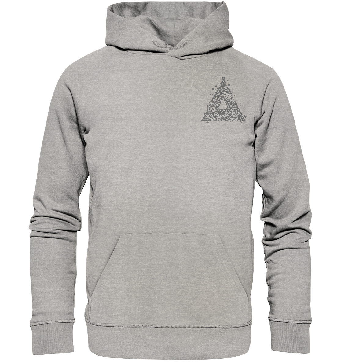 Calligraphy Triangle - Organic Basic Hoodie