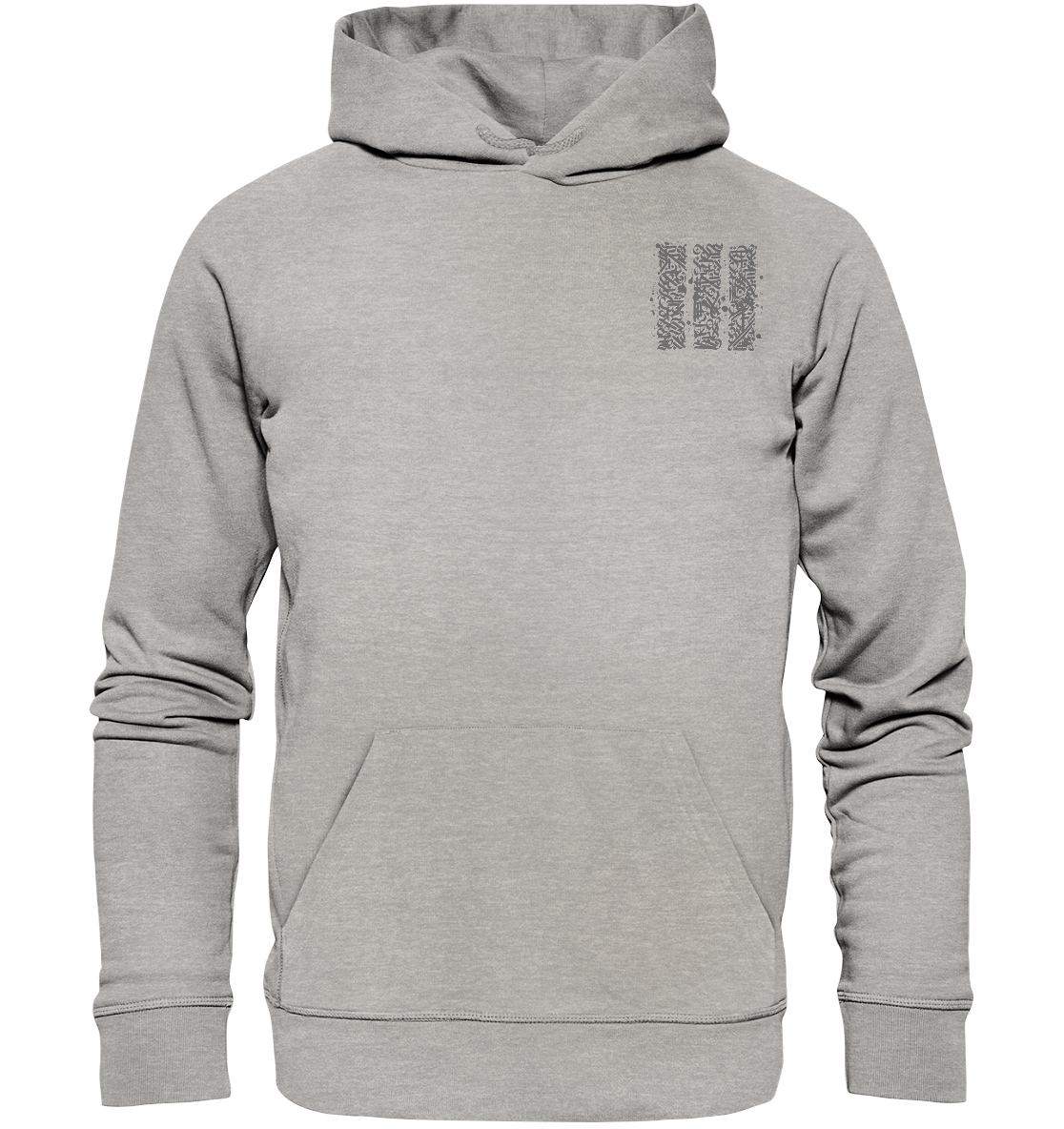 Calligraphy Columns - Organic Basic Hoodie