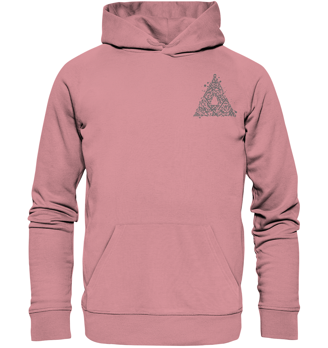 Calligraphy Triangle - Organic Basic Hoodie