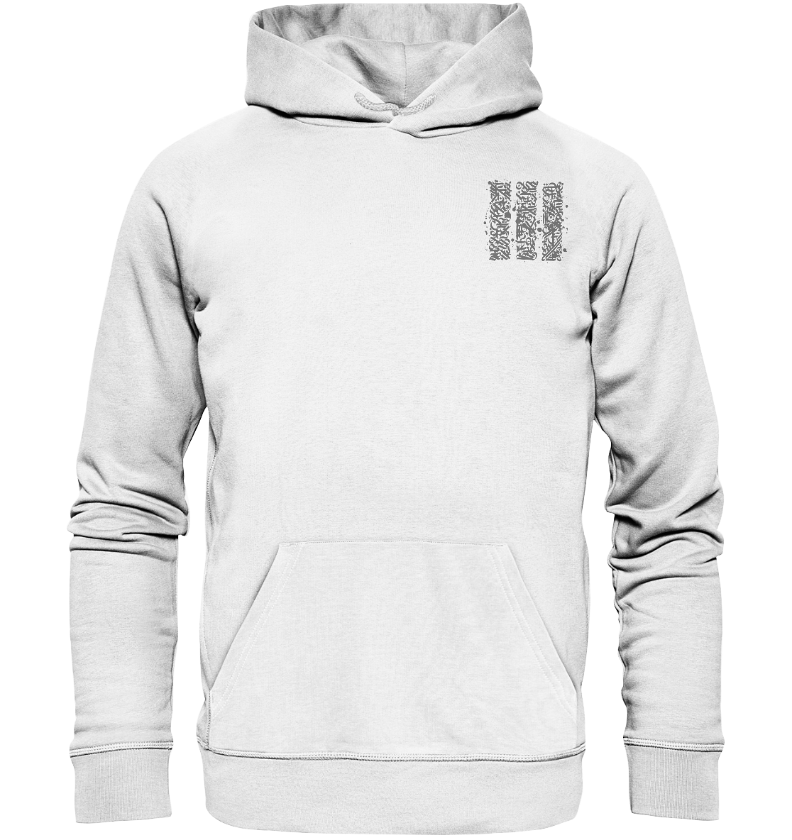 Calligraphy Columns - Organic Basic Hoodie