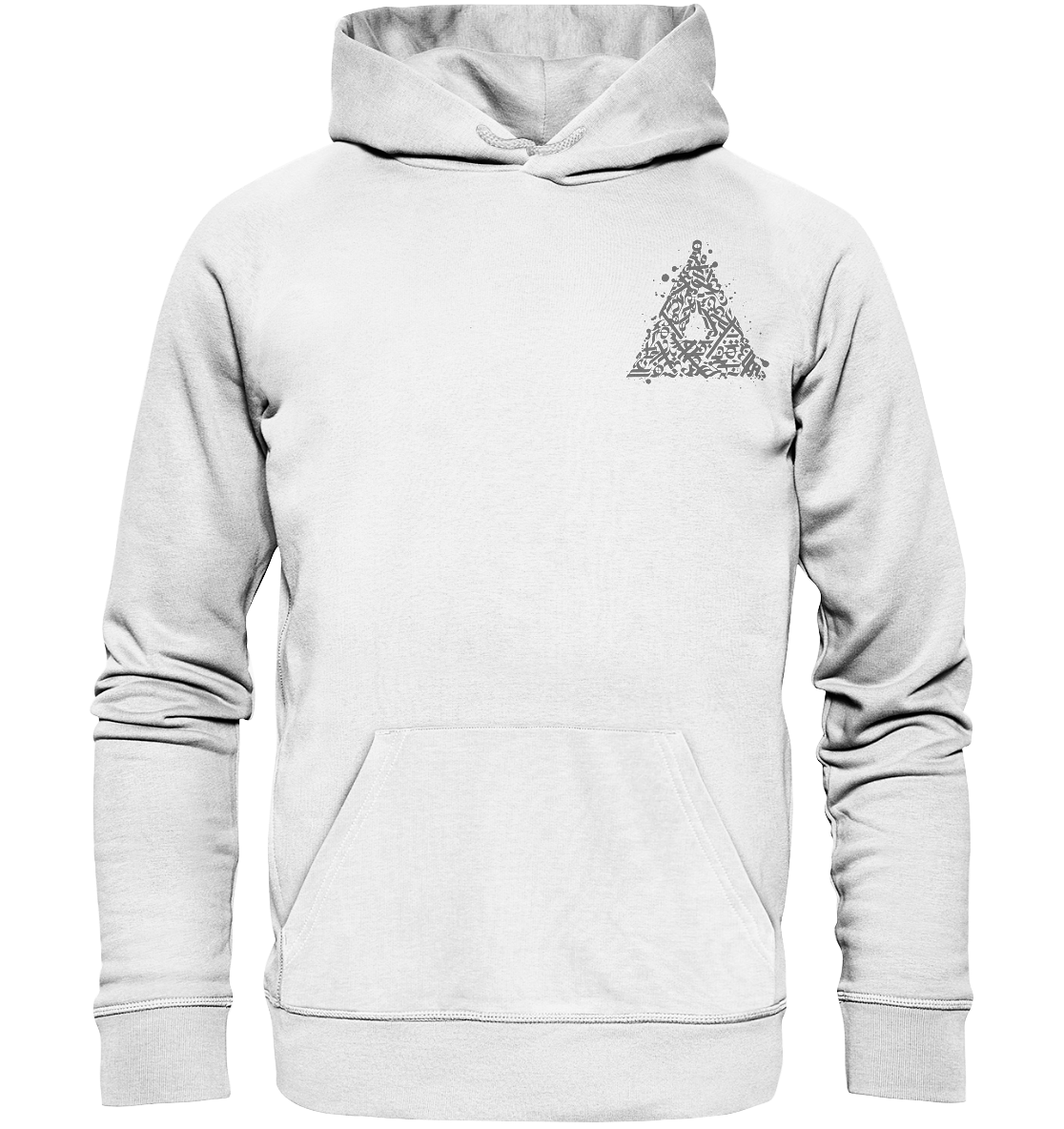 Calligraphy Triangle - Organic Basic Hoodie