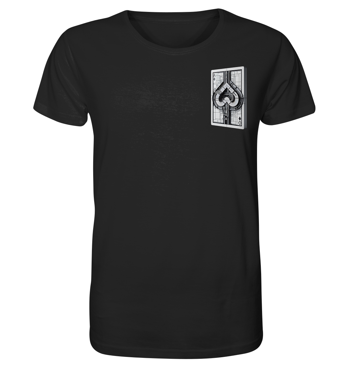 Abstract Ace of Spades - Organic Basic Shirt