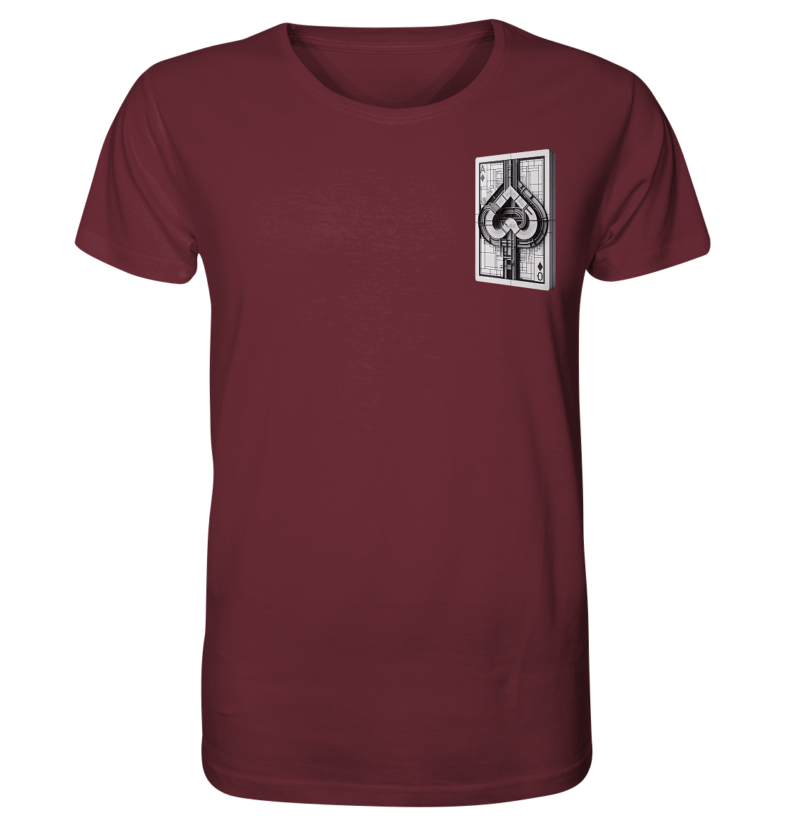 Abstract Ace of Spades - Organic Basic Shirt