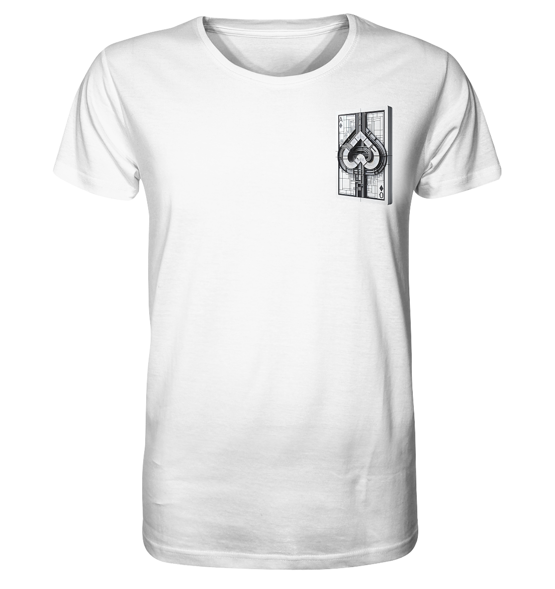 Abstract Ace of Spades - Organic Basic Shirt