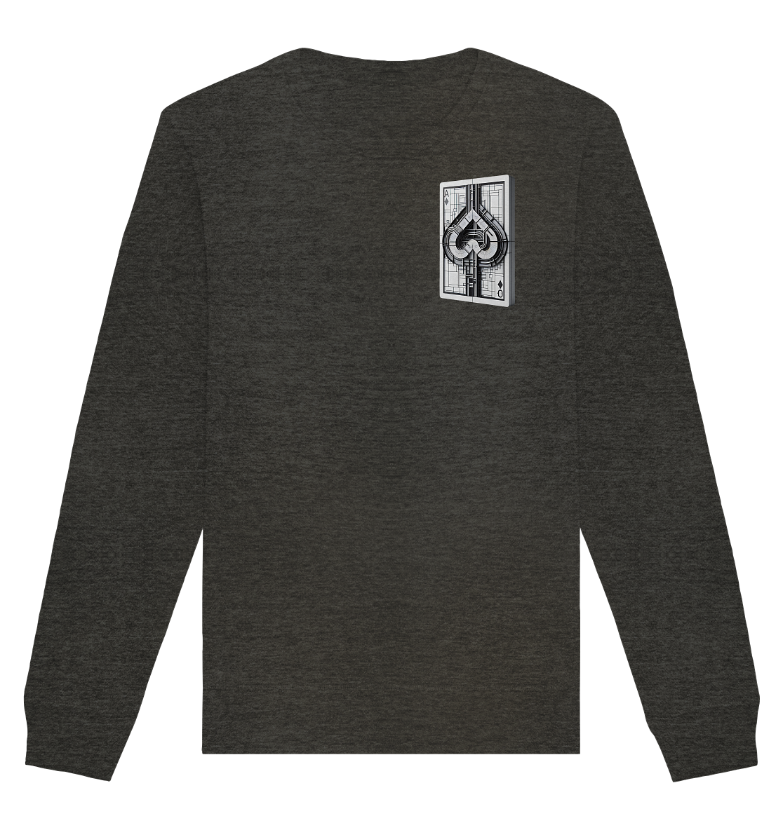 Abstract Ace of Spades - Organic Basic Unisex Sweatshirt