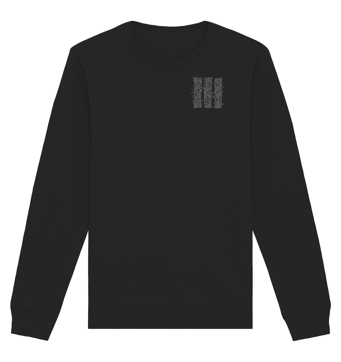 Calligraphy Columns - Organic Basic Unisex Sweatshirt