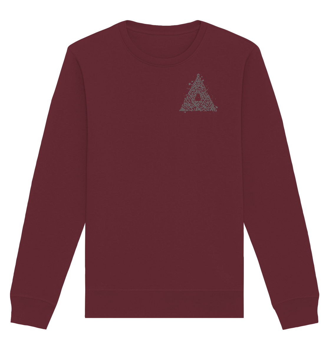 Calligraphy Triangle - Organic Basic Unisex Sweatshirt