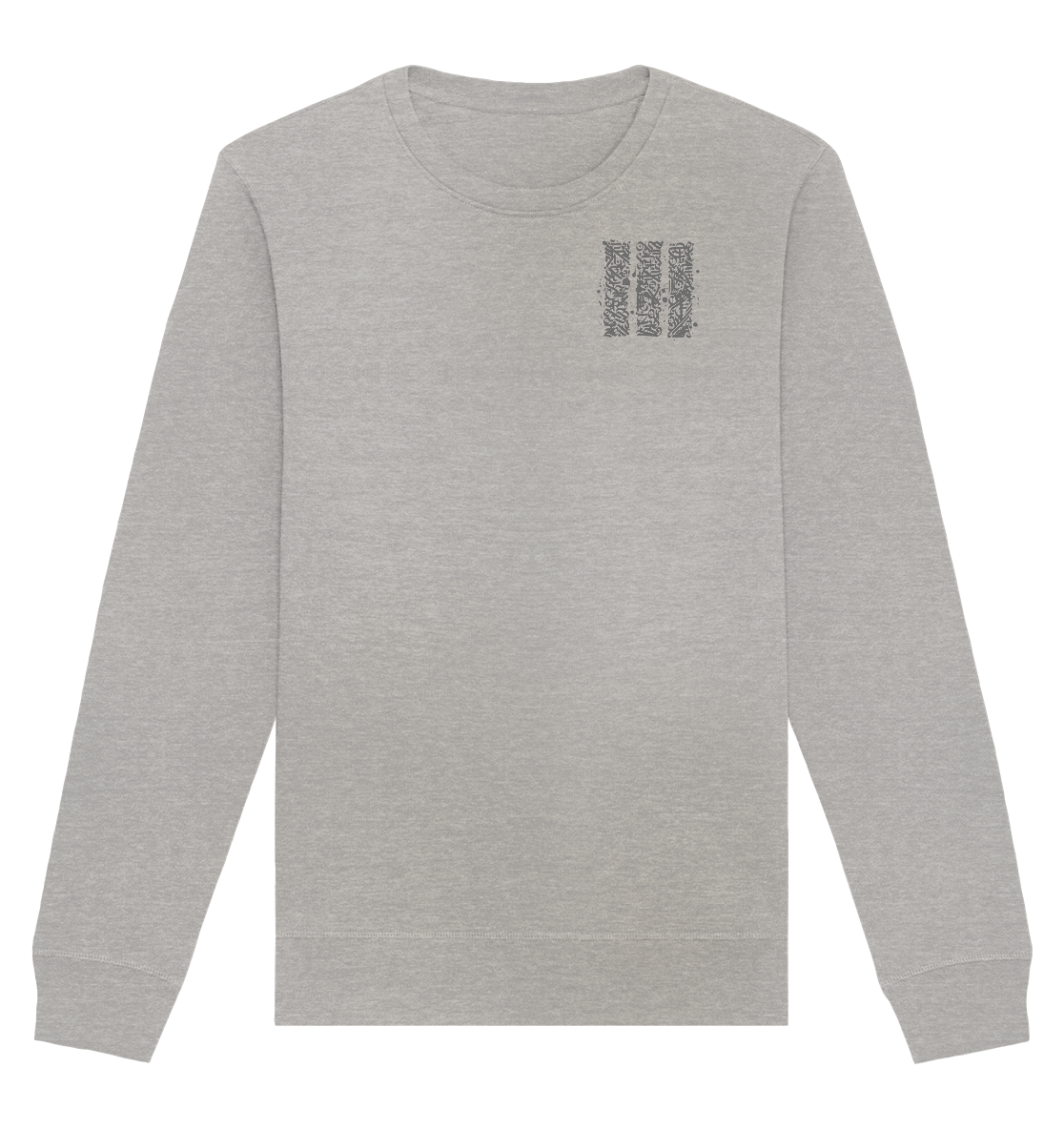 Calligraphy Columns - Organic Basic Unisex Sweatshirt