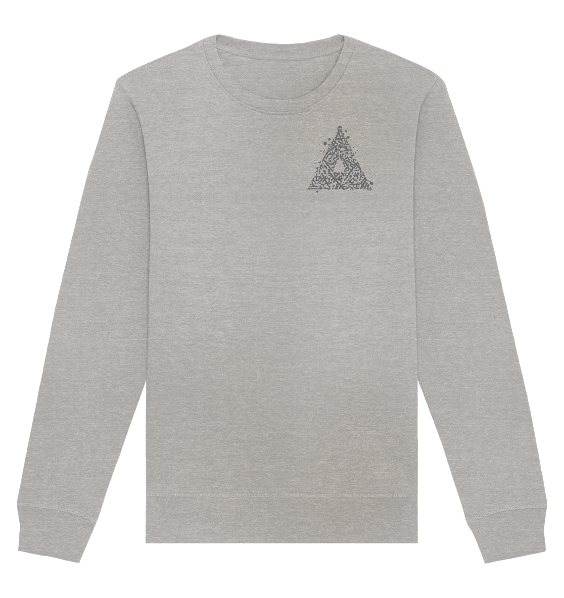 Calligraphy Triangle - Organic Basic Unisex Sweatshirt