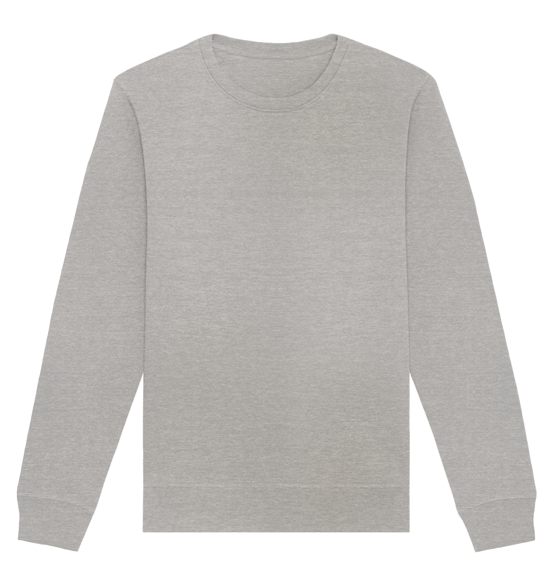 personalized organic basic unisex sweatshirt