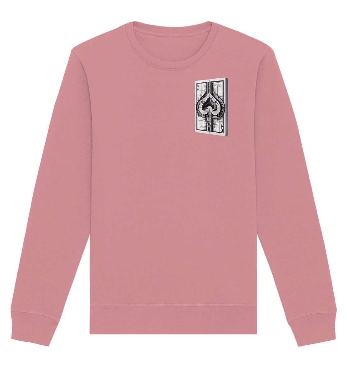 Abstract Ace of Spades - Organic Basic Unisex Sweatshirt