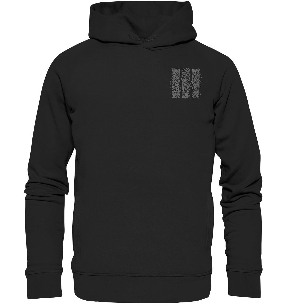 Calligraphy Columns - Organic Fashion Hoodie