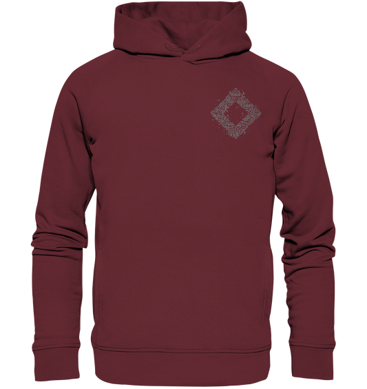 Calligraphy Square - Organic Fashion Hoodie