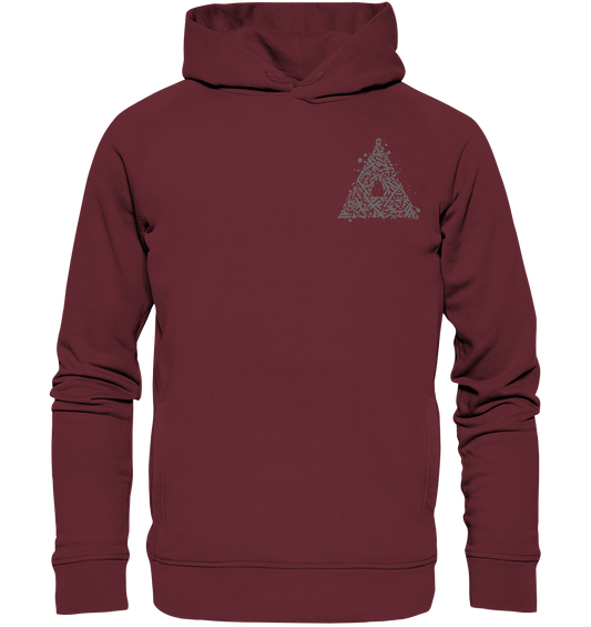 Calligraphy Triangle - Organic Fashion Hoodie