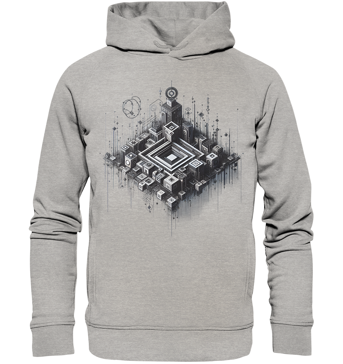 Abstract Art - Organic Fashion Hoodie