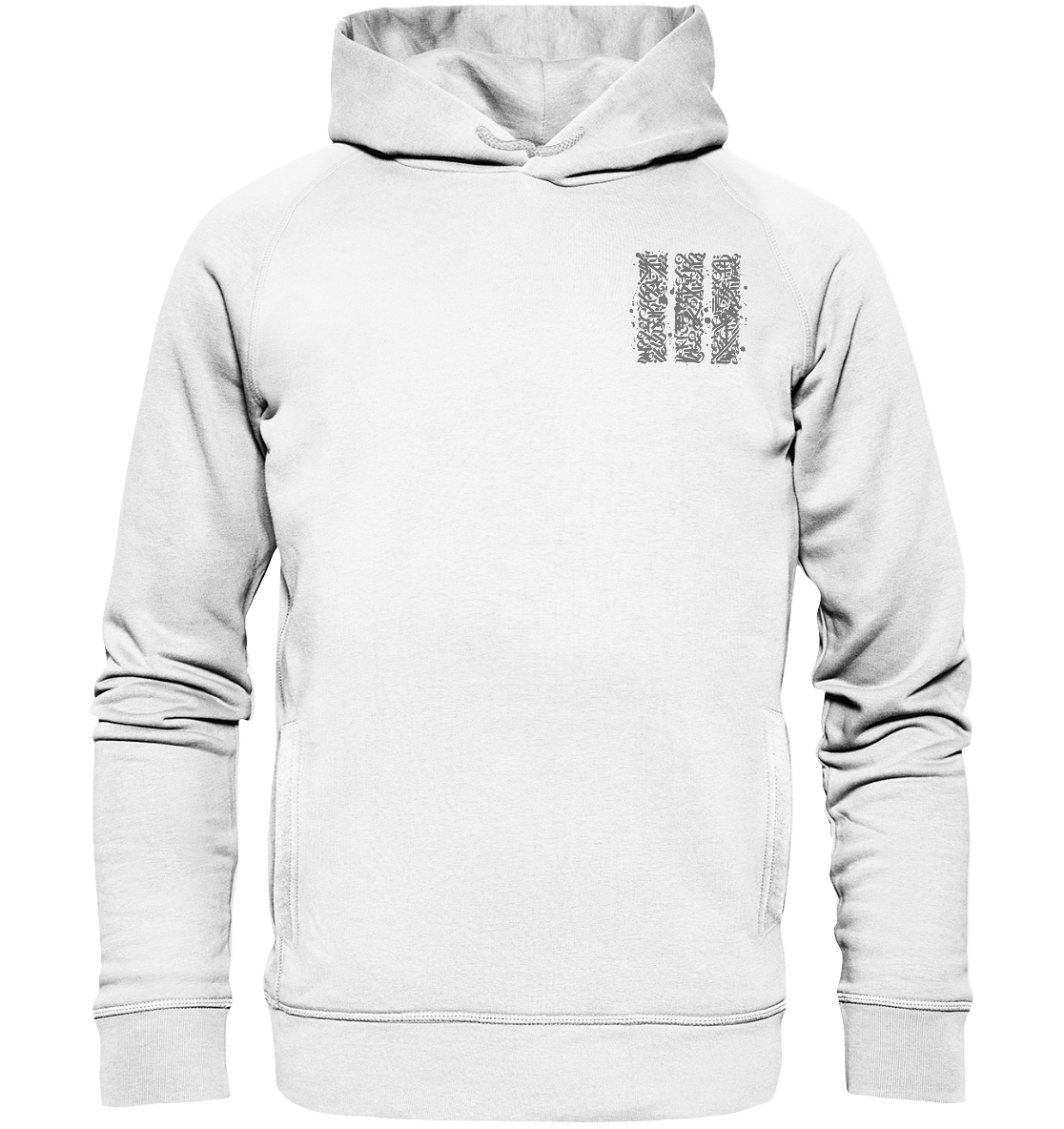 Calligraphy Columns - Organic Fashion Hoodie