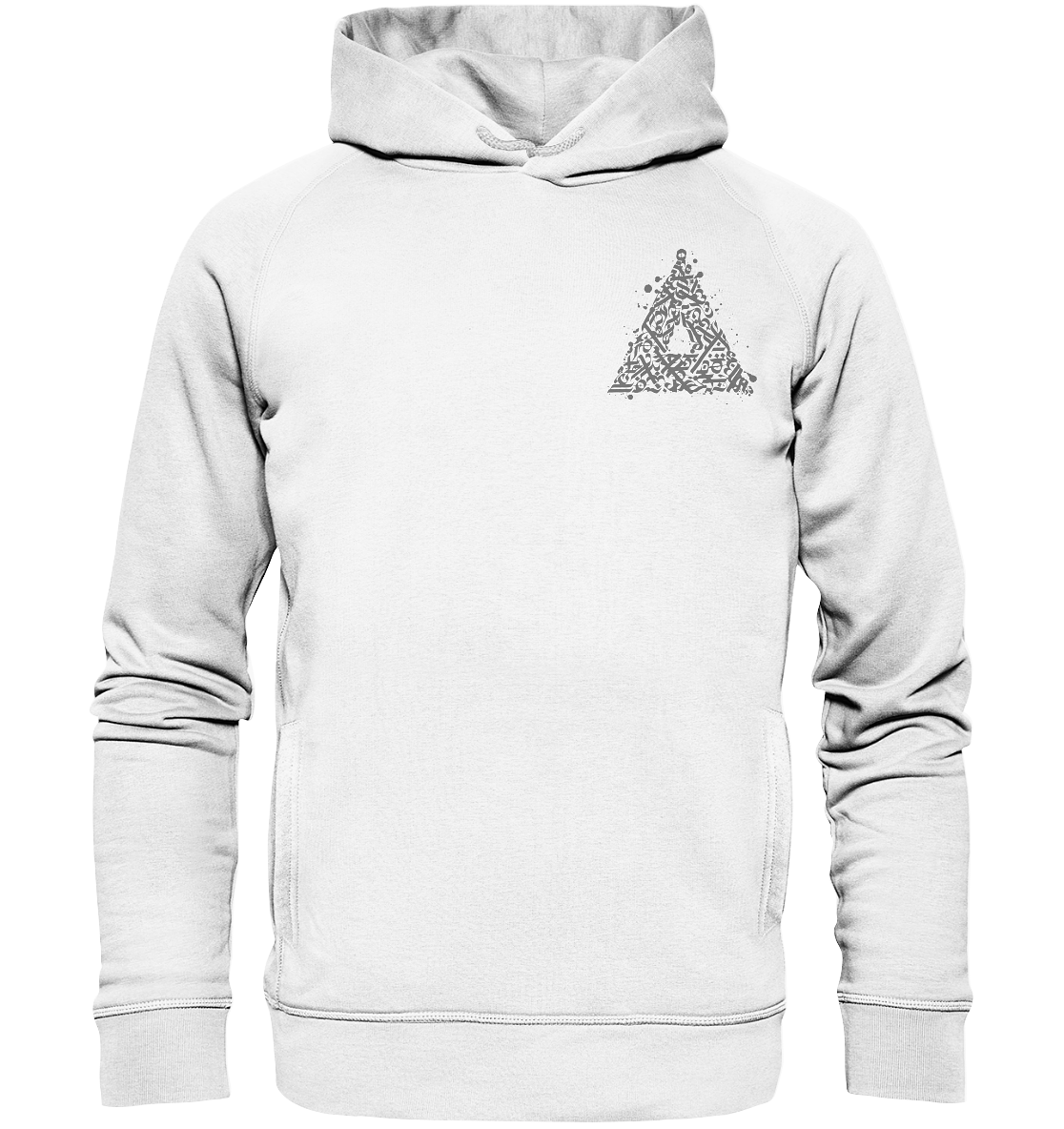 Calligraphy Triangle - Organic Fashion Hoodie