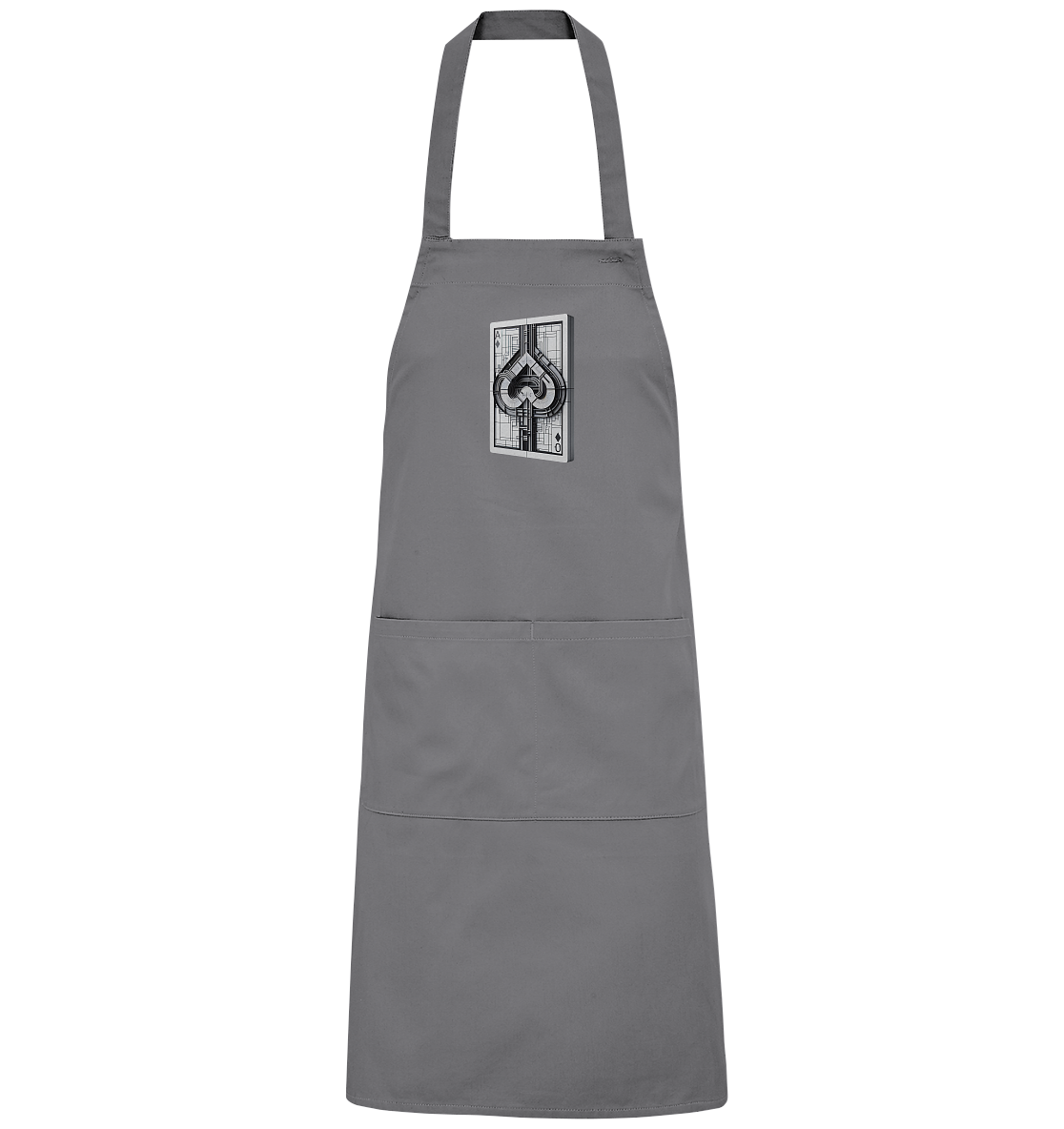 Abstract Ace of Spades - Organic BBQ Apron