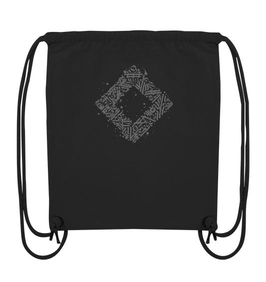 Calligraphy Square - Organic Gym Bag