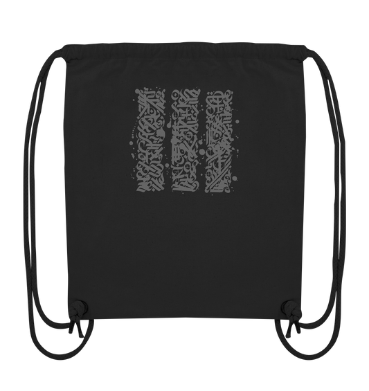 Calligraphy Columns - Organic Gym Bag