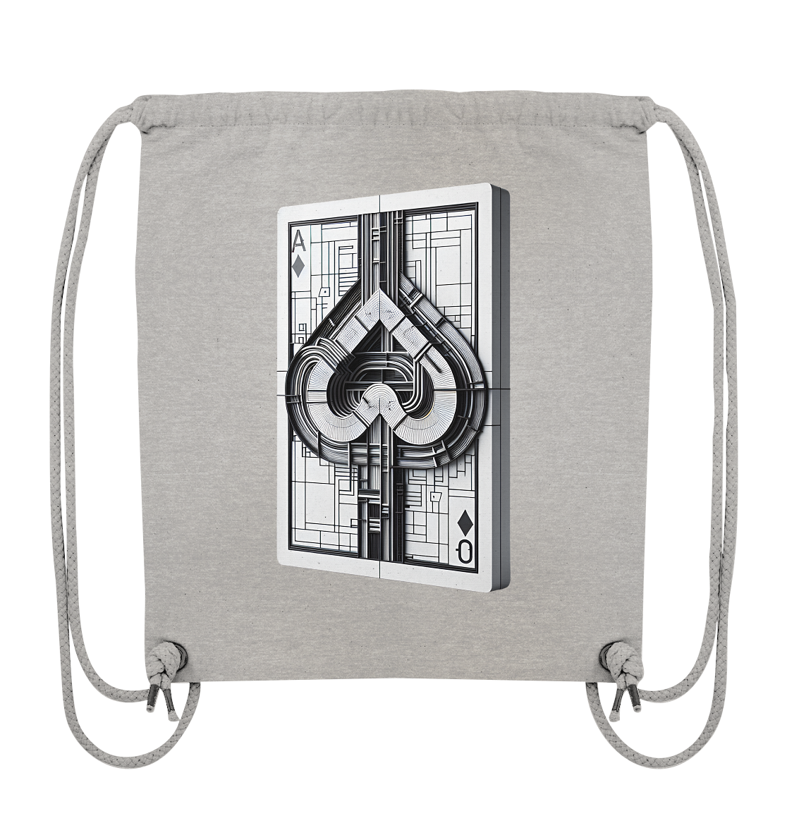 Abstract Ace of Spades - Organic Gym Bag